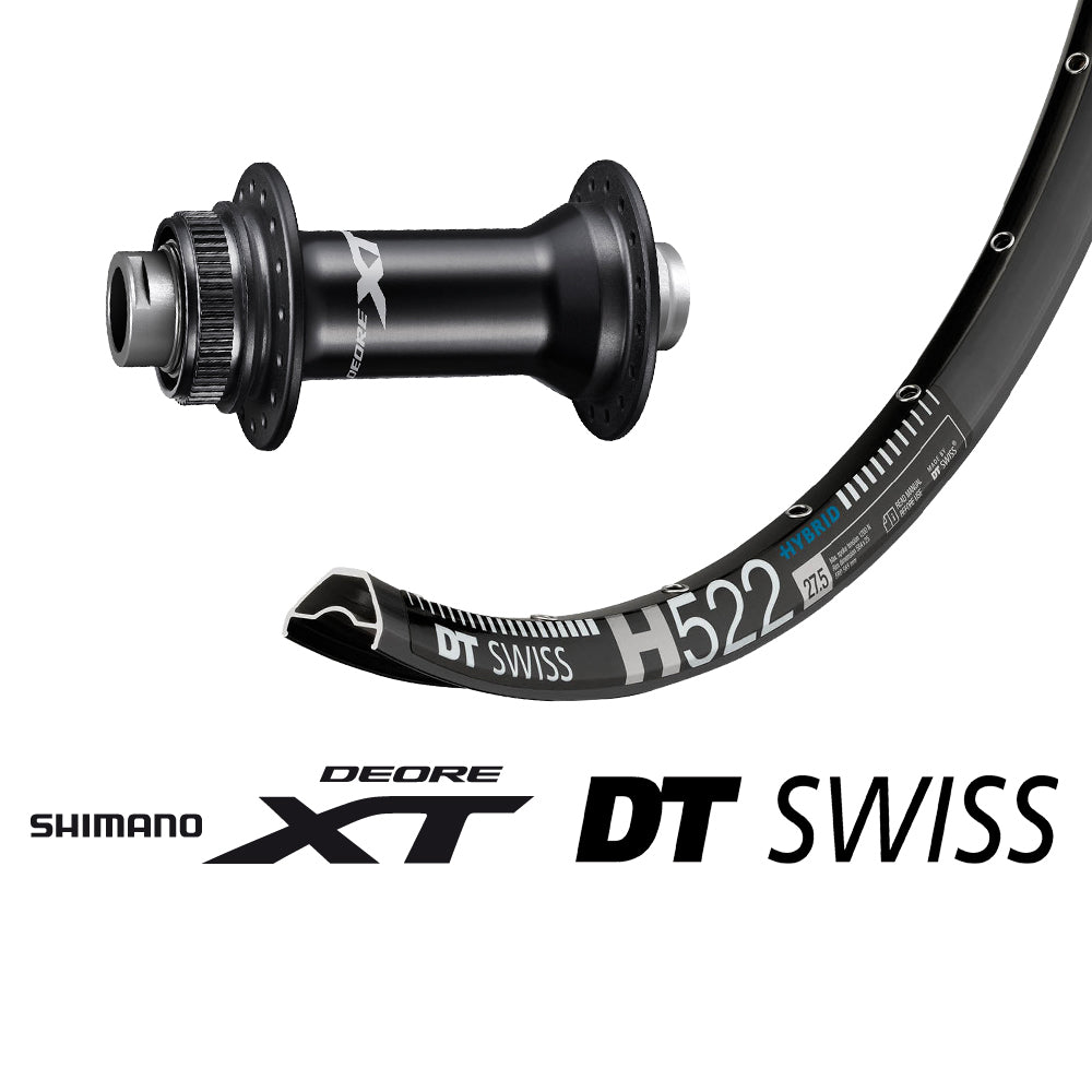 Ruota anteriore Shimano XT 8110 con DT Swiss H522 E-Bike