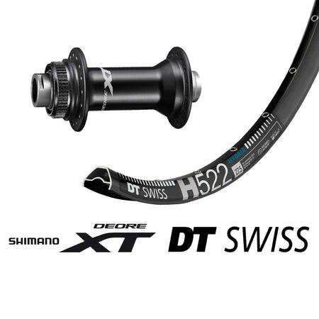 Ruota anteriore Shimano XT 8110 con DT Swiss H522 E-Bike