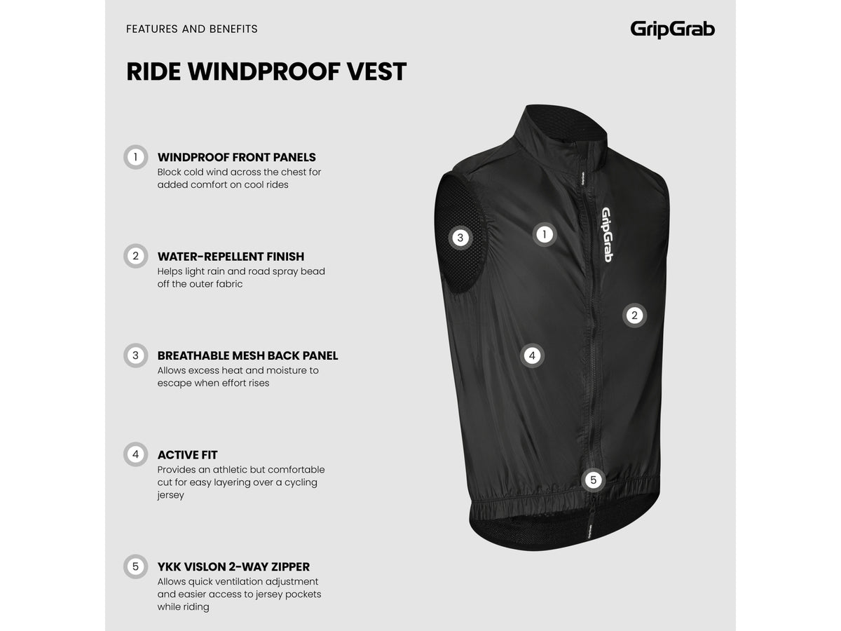 Gilet antivento GripGrab Ride - foto 5