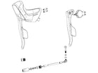 Kit ricambio leva SRAM Rival eTap AXS D1 sinistra