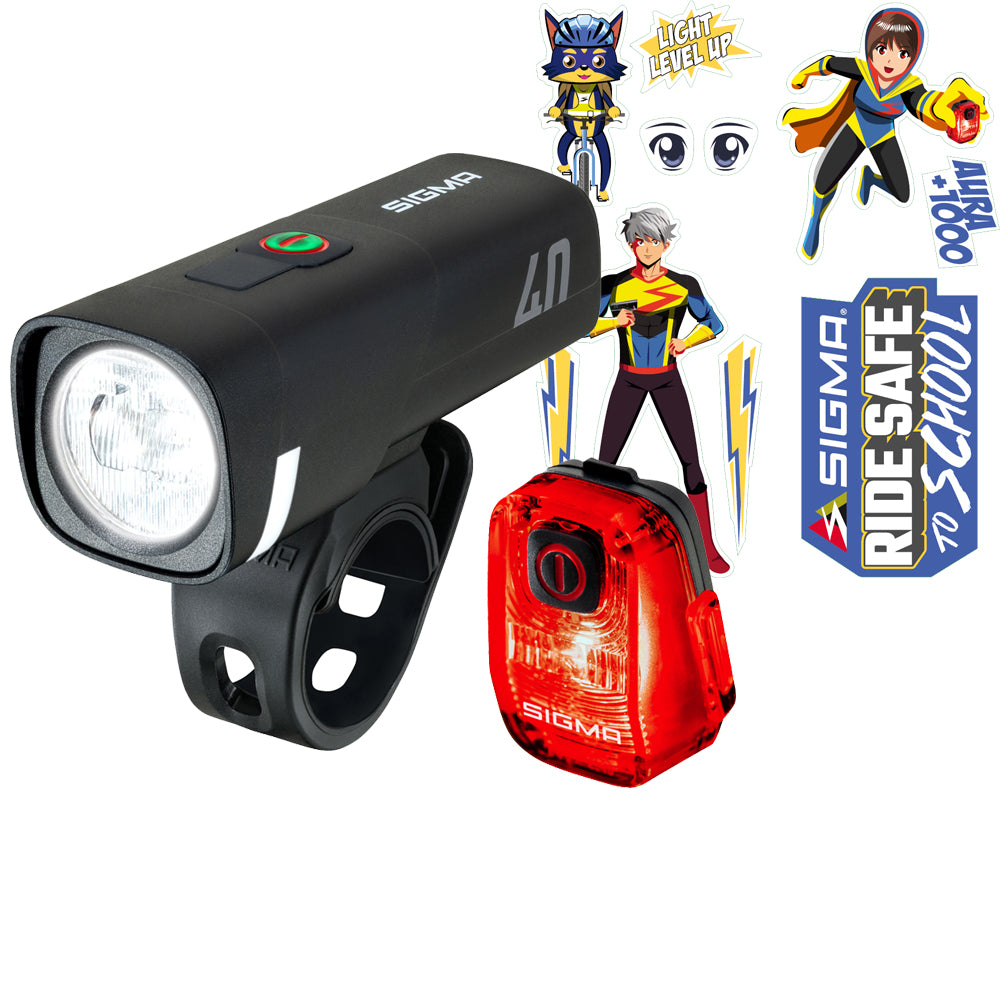 Kit luci Busch+Müller Aura 40 USB / Hiro 10 USB