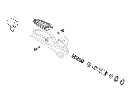 Kit Revisione Leva Freno a Disco SRAM V2 Guide R/RE/DB5 Code R