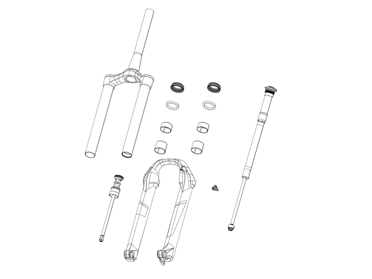 Corona forcella RockShox Pike Solo Air