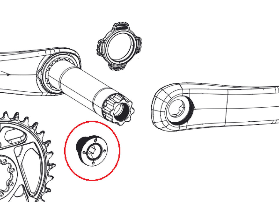 Kit viti pedivella SRAM Xx/xxsl