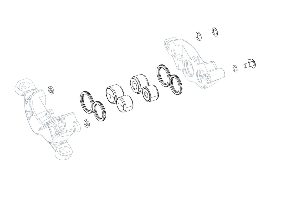 Kit pistoncini pinza freno a disco SRAM Guide R