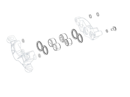Kit pistoncini pinza freno a disco SRAM Guide R
