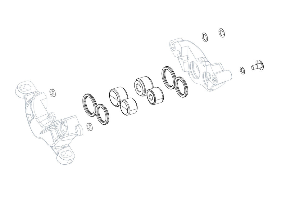 Kit pistoncini pinza freno a disco SRAM Guide R