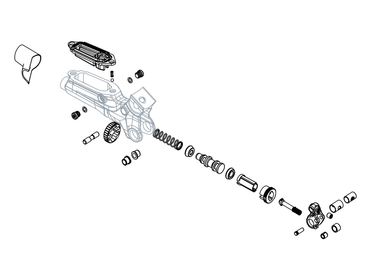 Kit Revisione Leva Freno a Disco SRAM V2 Guide R/RE/DB5 Code R - foto 2