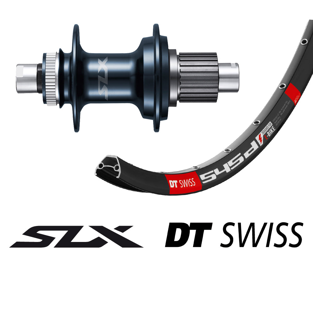 Ruota posteriore Shimano SLX 7110 12V con DT Swiss 545 D E-Bike