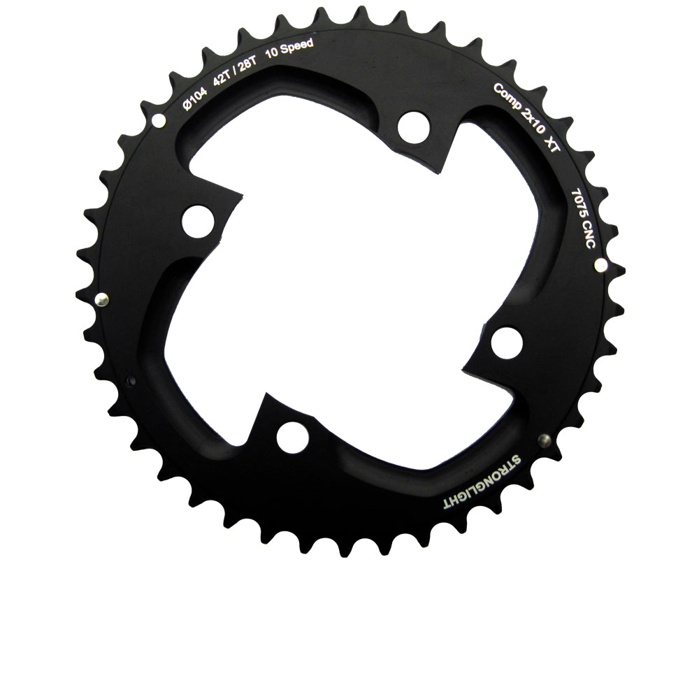Corona Shimano XT 785 2x10s 4 bracci - foto 9