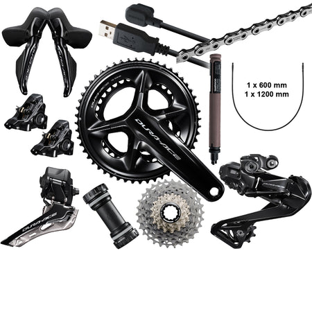 Gruppo Shimano Dura-Ace Di2 2x12v R9270 Freni a Disco