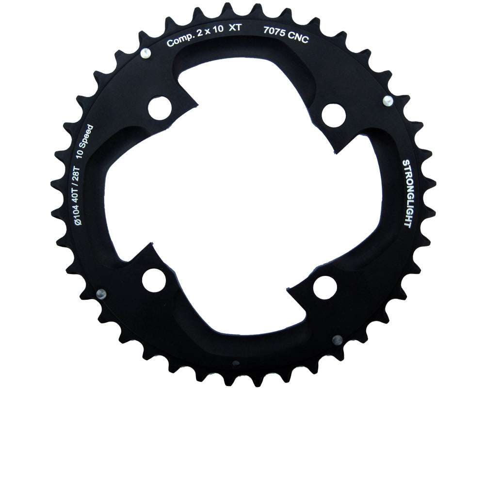 Corona Shimano XT 785 2x10s 4 bracci - foto 8