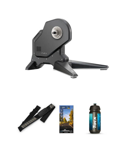 Tacx Flux S Smart Trainer Roller + Bundle Promo Accessories