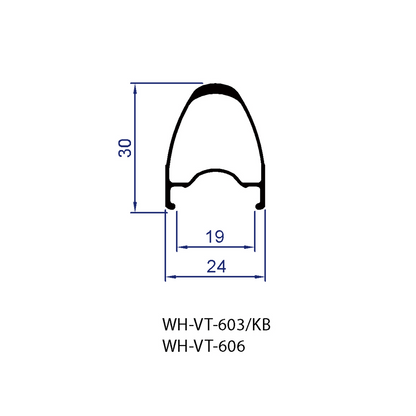 Vision trimax 30 kb fälgbromshjul