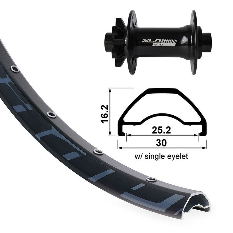 Koło przednie XLC Rodi Ready 25 MTB 29" Boost