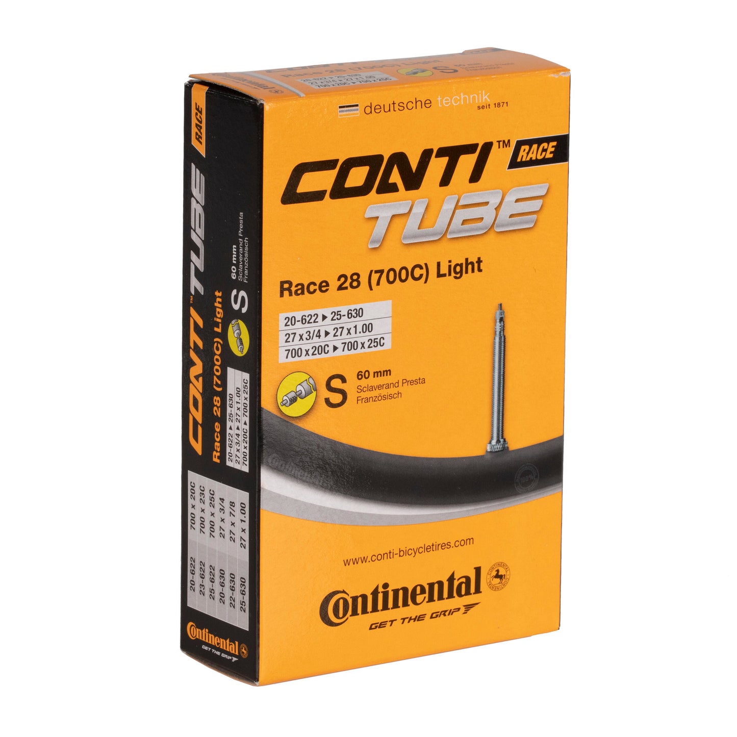 Câmera de ar continental Conti Tube Race Light 28 "