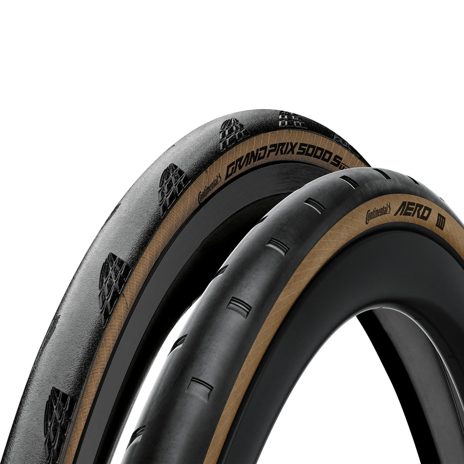 Set Copertoni Continental Aero 111 700x29 + Grand Prix 5000 S TR 700x30 Limited Edition Tour de France 2026