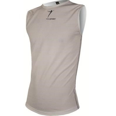 Yousport Storage Bag with Micro Mesh Tank Top with Silver Fiber
