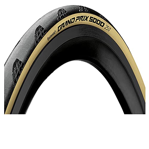 Pneu Continental Grand Prix 5000 25-622 (700x25c) Noir-Crème