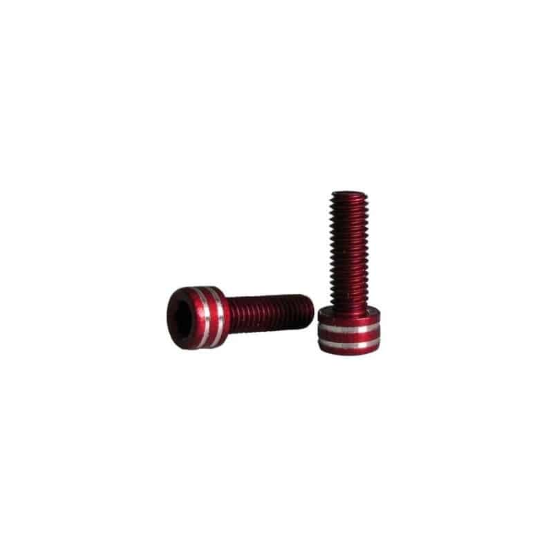 Tornillos para portabidón XON m5x15mm, Rojo