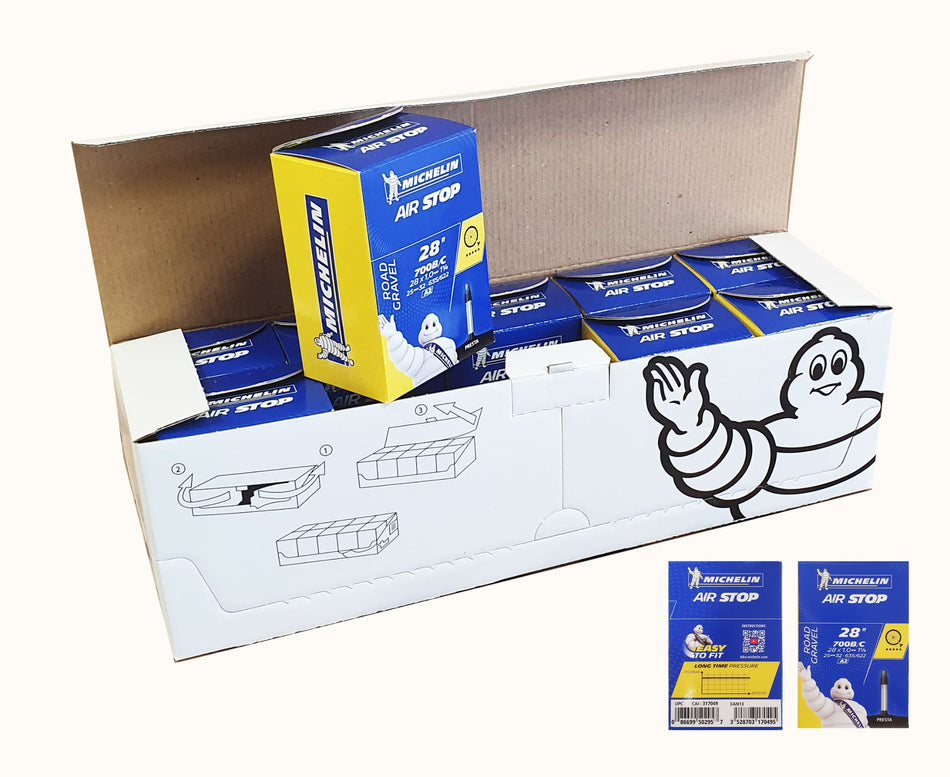 Box Michelin Air Stop A2 Schlauch 700×25/32c Road Gravel