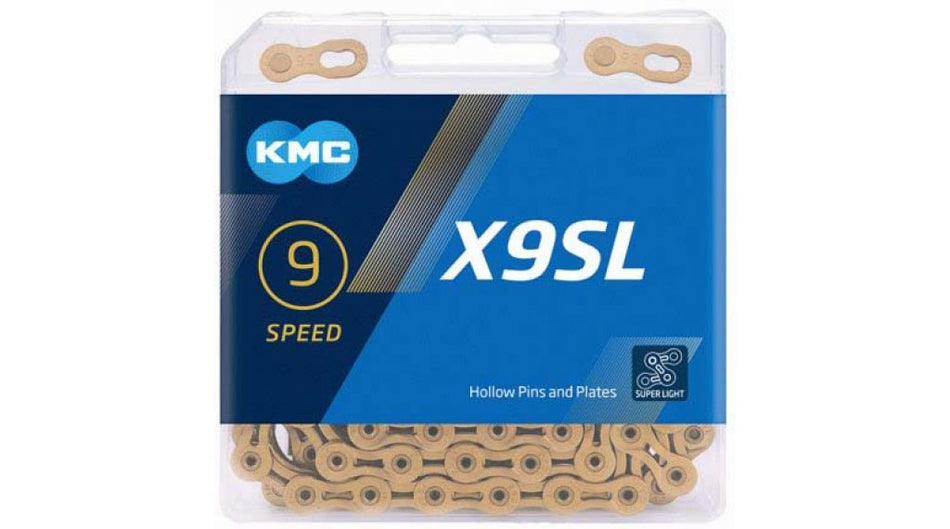 KMC X9SL Ti-N Gold Chain - 9v