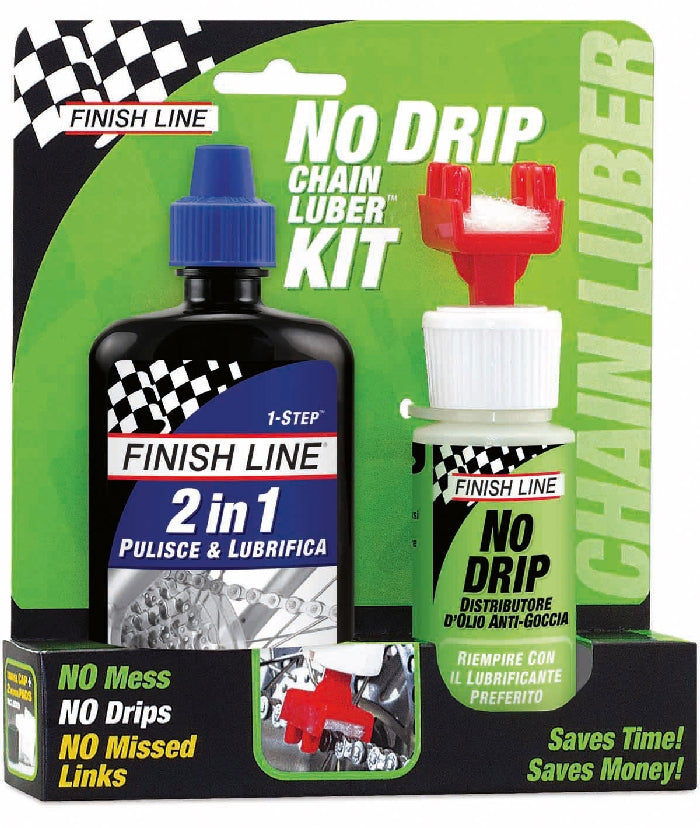 Kit No Drip Finish Line Limpia y Lubrica 2 en 1 - 120 ml